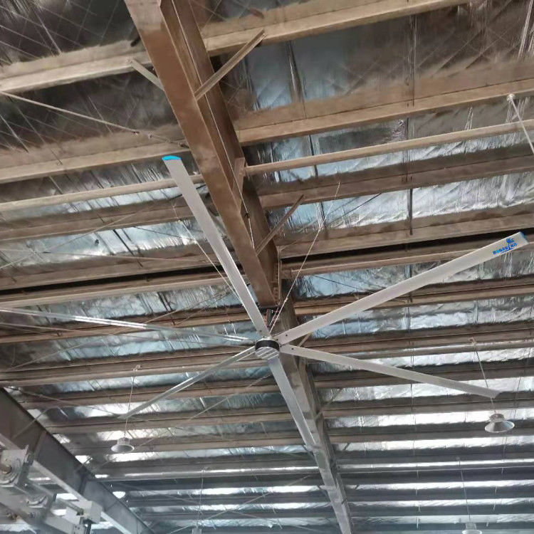 Quạt trần công nghiệp 6 cánh mạnh mẽ, lưu lượng gió 10m3/Phút/W, công suất đầu vào 1500w