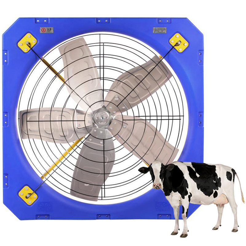 Tốc độ xoay 610RPM Máy thông gió chăn nuôi với chế độ điều khiển trực tiếp và tần số 50-60HZ