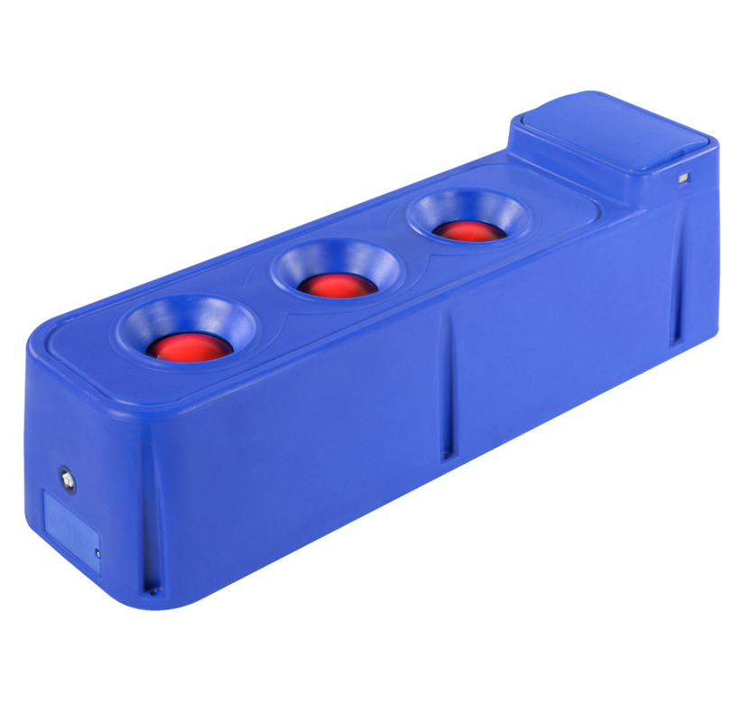 Thang nước nuôi gia súc được củng cố bằng polyethylene màu xanh với bảo vệ chống ăn mòn và đảm bảo chống đông lạnh