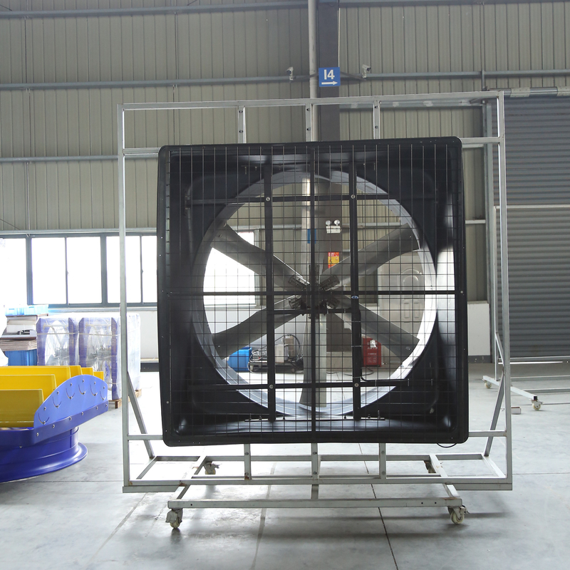 Fan xả khí công nghiệp công suất cao 72 inch với bảo vệ IP55 và điều khiển tốc độ 345r / min