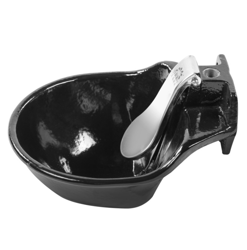 Chén nước đen phong cách với dung lượng 1,7L và trọng lượng 4,7kg