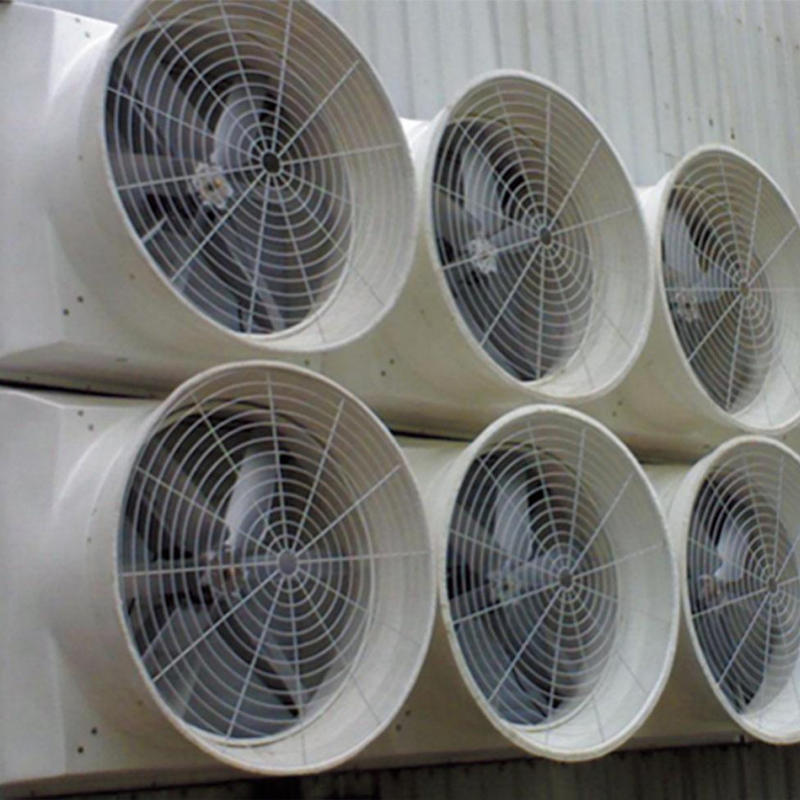 Máy quạt xả công nghiệp với tốc độ xoay 460r / min để lưu lượng không khí tối ưu và công suất 850w