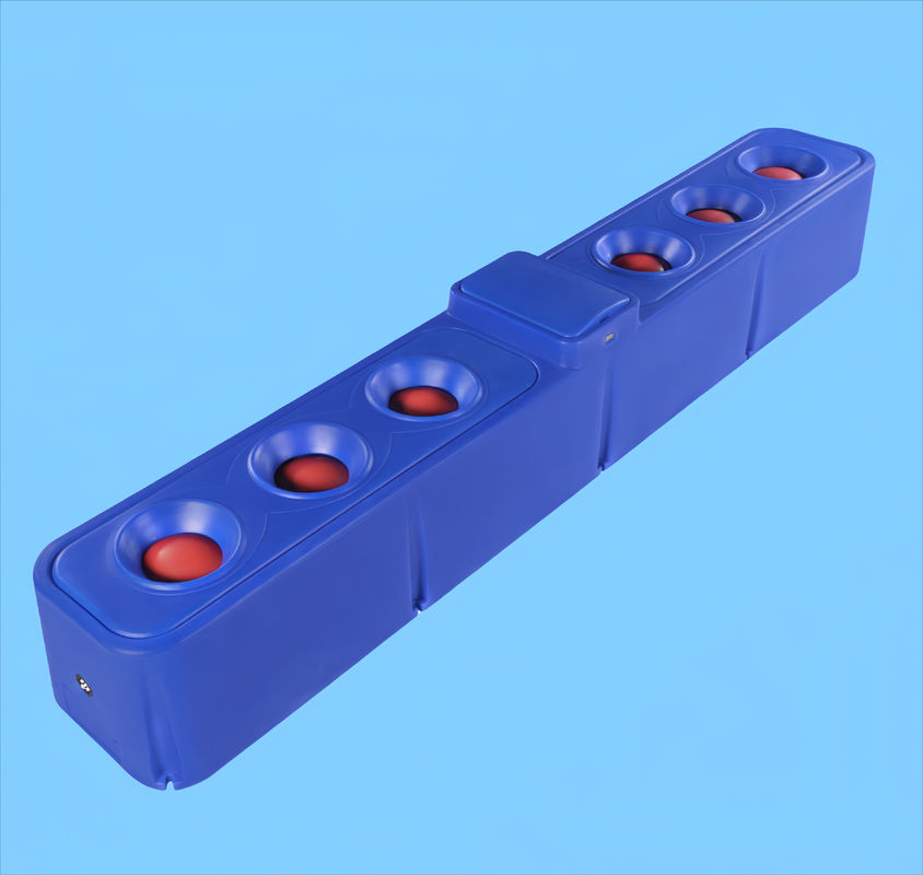 Thùng nước gia súc TPT401BLH là một thùng chống ăn mòn màu xanh dương với sáu lỗ