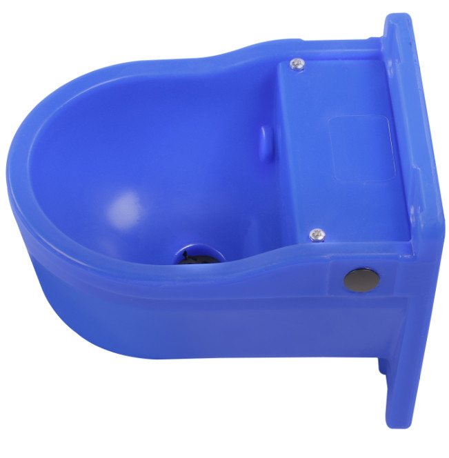 Cốc nước chăn nuôi màu xanh dương đẹp được làm từ nhựa PP cao cấp cho sự bình yên tâm trí không thay đổi