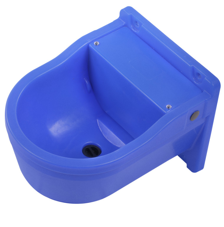 Cốc nước chăn nuôi màu xanh dương đẹp được làm từ nhựa PP cao cấp cho sự bình yên tâm trí không thay đổi