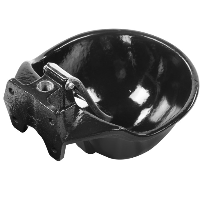 Chén nước chăn nuôi màu đen TRW017 Polyethylene tự động chống ăn mòn