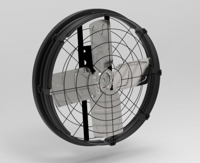 Quạt chuồng trại chăn nuôi với độ ồn ≤69dB, kích thước khung 1122*1122*306mm và công suất đầu vào 300w