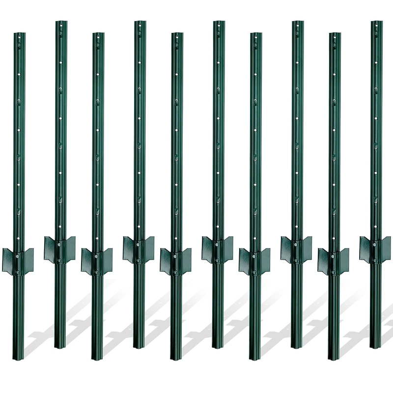 Heavy Duty T-Post cho trang trại với màu sắc tùy chỉnh chất lượng cao sắt thép dễ cài đặt
