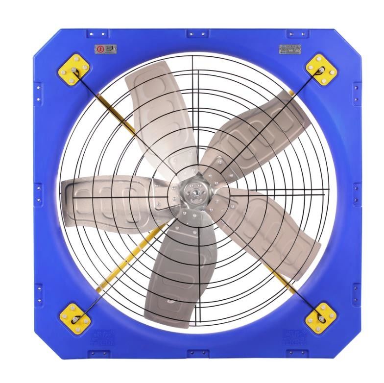 Tốc độ xoay 610RPM Máy thông gió chăn nuôi với chế độ điều khiển trực tiếp và tần số 50-60HZ