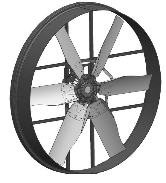 Quạt tiết kiệm điện và quạt thông gió cho gia cầm được trang bị Động cơ DC không chổi than nam châm vĩnh cửu rôto ngoài