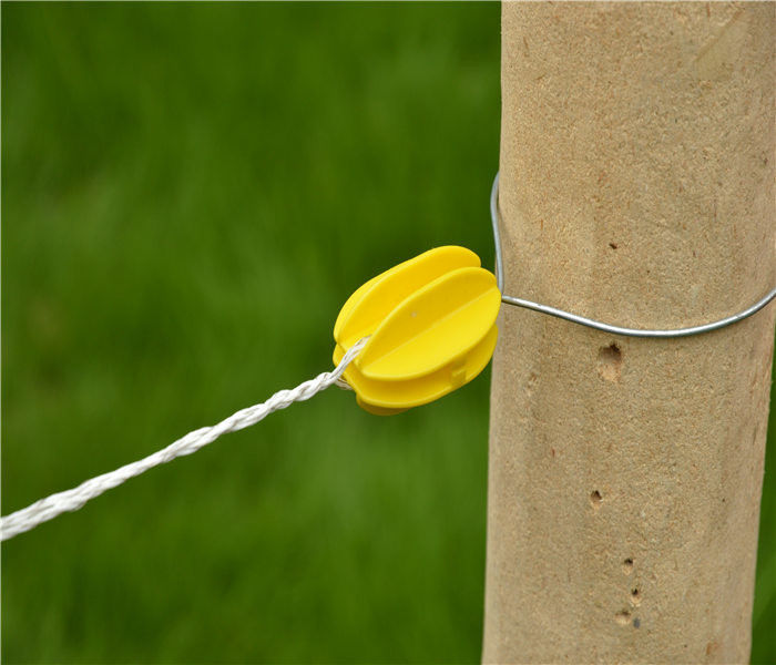 Vật liệu HDPE INS502 * B End Strain Hàng rào cách điện với màu vàng