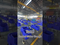 Bể nước chăn nuôi màu xanh với kiểm tra chống đông lạnh Tốc độ dòng chảy tự động điều khiển 30-50L/min