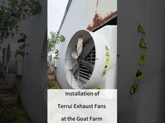 72 Panel Industrial Exhaust Fan với 120193m3 Max Airflow