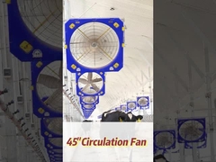 Máy quạt công nghiệp mạnh mẽ với tốc độ xoay 610RPM 40700m3/h Luồng không khí